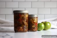 Tangy New England Green Tomato Piccalilli