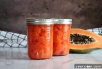 Homemade Canned Papaya