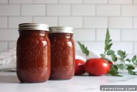 Homemade Roasted Marinara Waterbath Canning