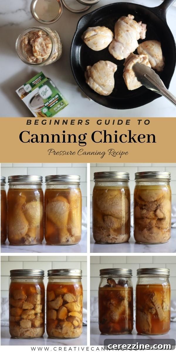Beginners guide to Pressure Canning Chicken