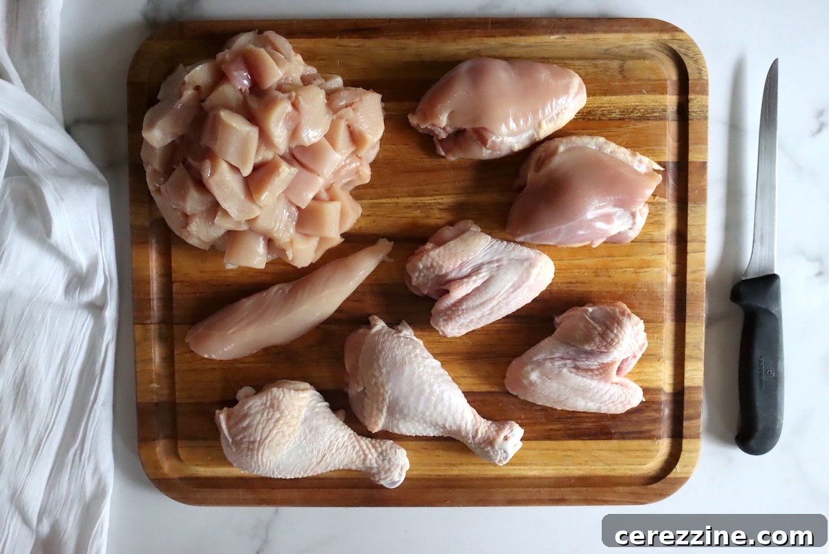 Chicken Parts for Canning