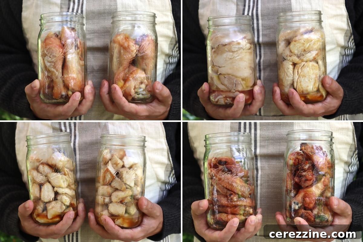Chicken Packed for Pressure Canning