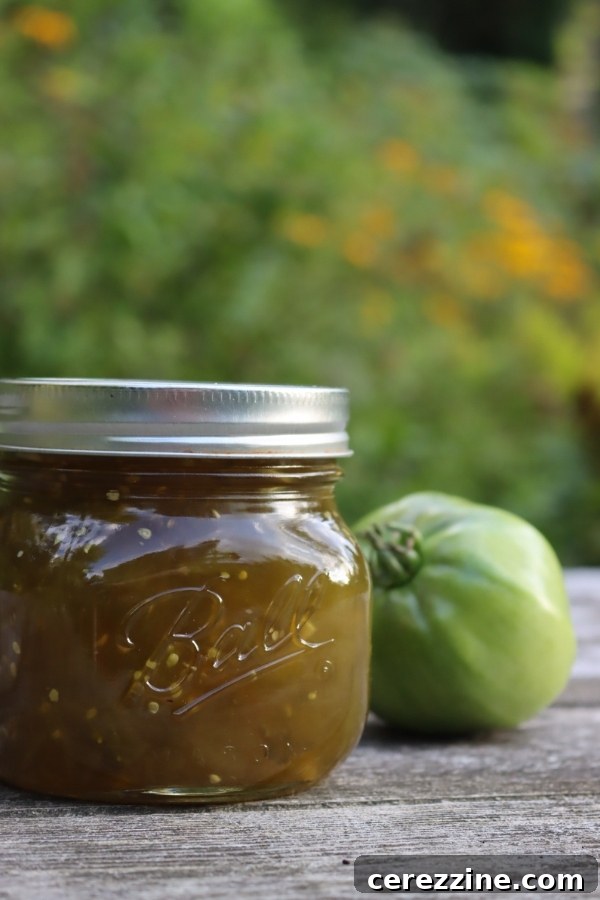 Heirloom Green Tomato Jam 5 Canning Green Tomato Jam