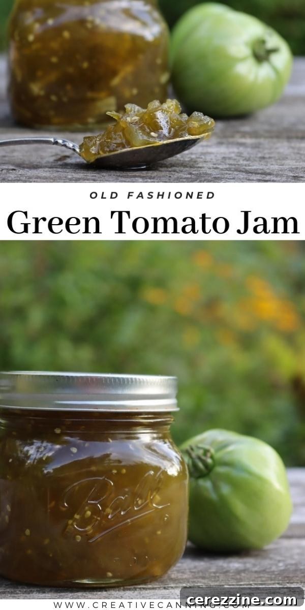 Heirloom Green Tomato Jam 6 How to Make Green Tomato Jam