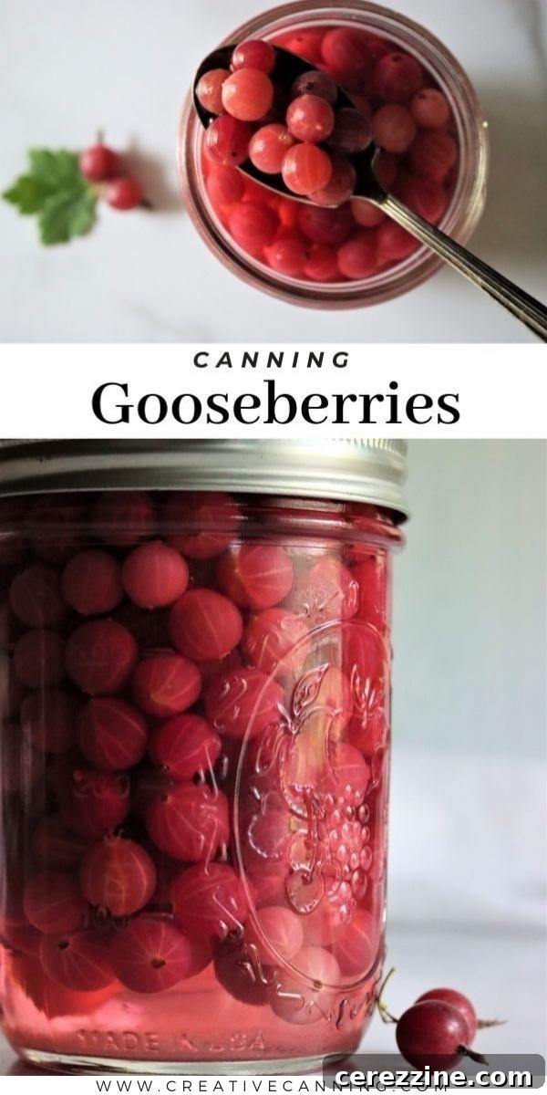 Canning Gooseberries
