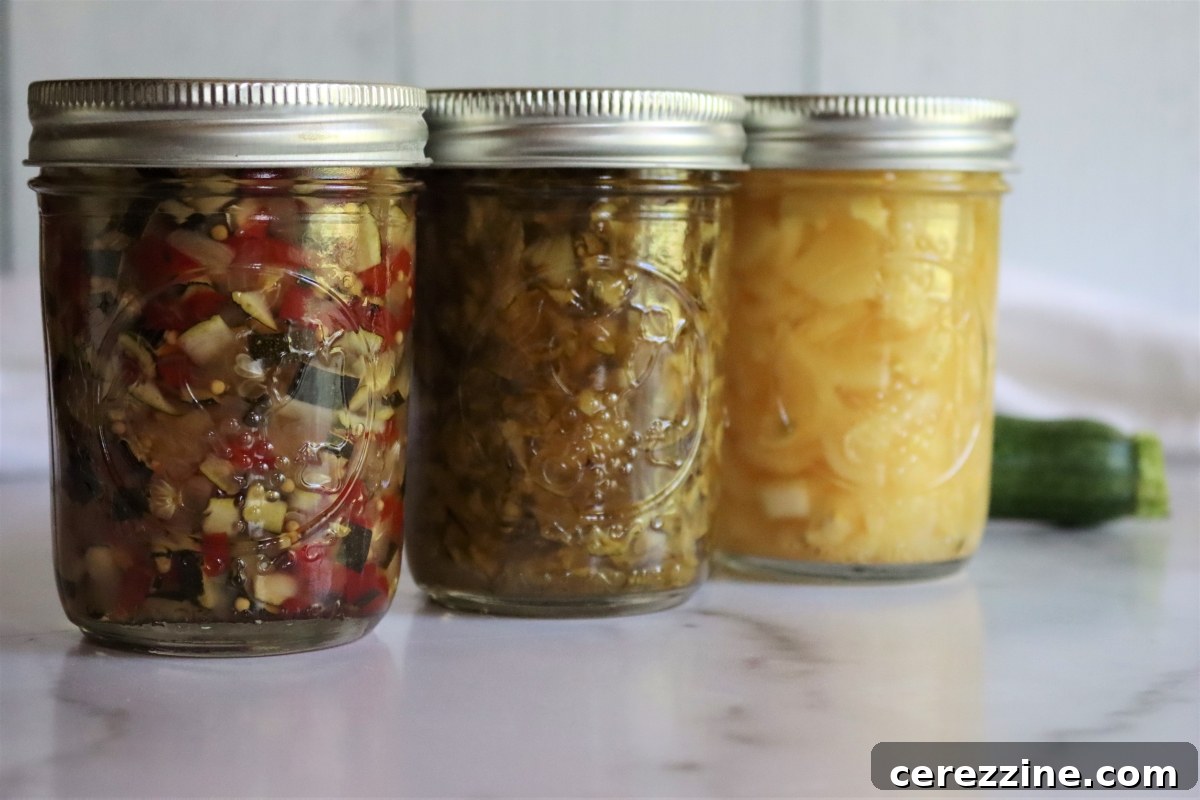 Zucchini Canning Recipes