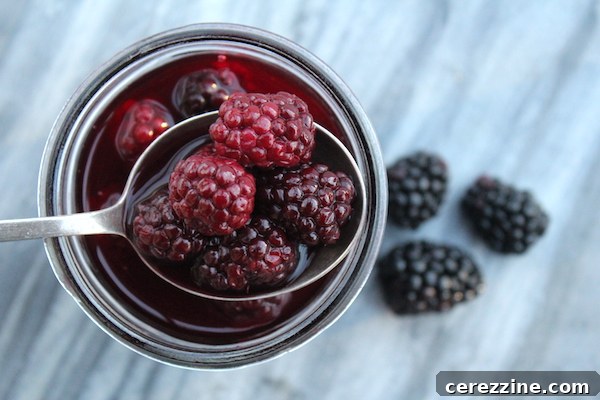 Canning Blackberries