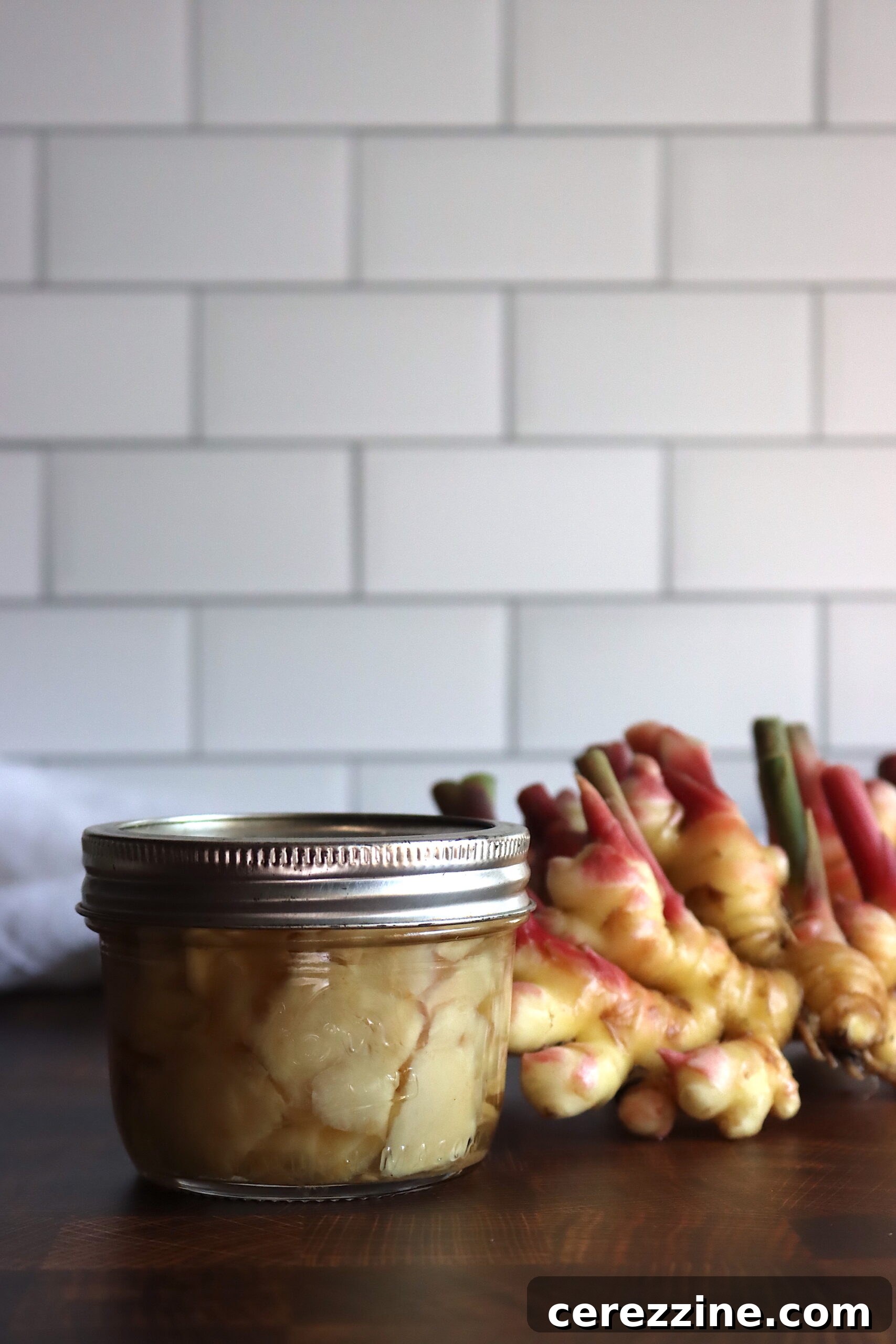 Fifty Varied Pickle Recipes From Asparagus To Zucchini 17 Finely sliced pickled ginger (gari) in a small bowl, typically served with sushi.