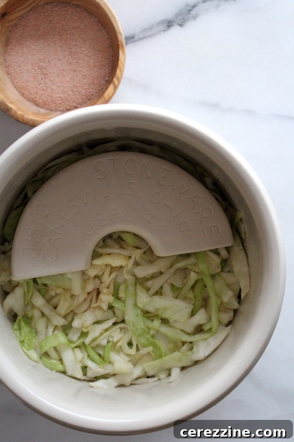 The Art of Jarring Sauerkraut 5 Making Sauerkraut in a Stoneware Crock