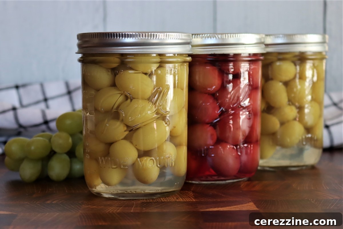 Canning Grapes - Preserving fresh grapes at home