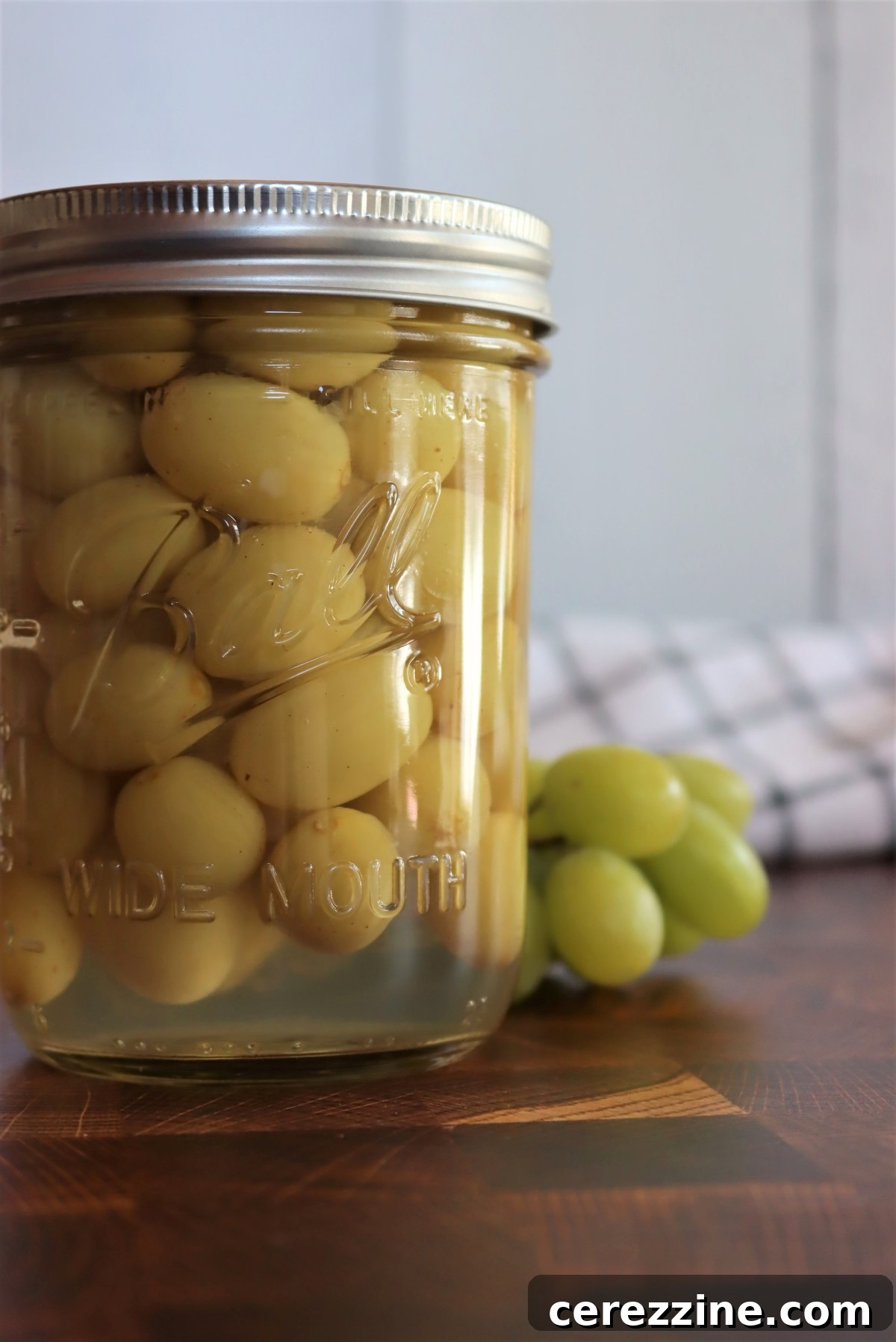 Fresh Grapes Ready for Canning