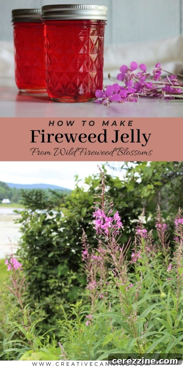 Wild Fireweed Jelly 9 Fireweed Jelly Recipe in Jars