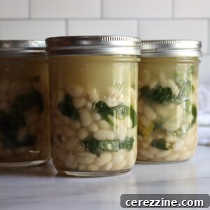 Canning White Bean and Greens Soup