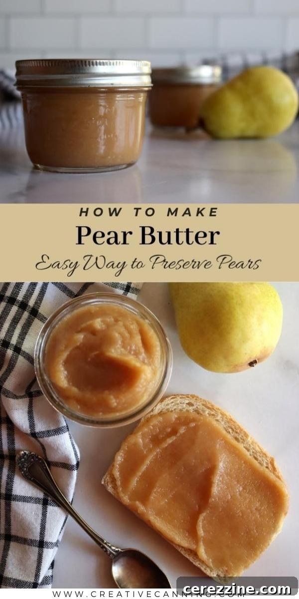 How to Make Pear Butter Step-by-Step