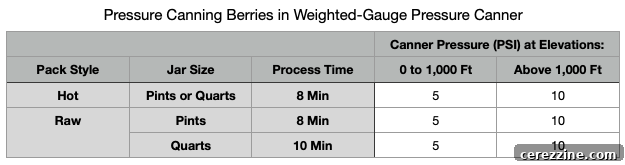 From Bush to Jar: Whole Berry Canning 11 Pressure Canning Berries