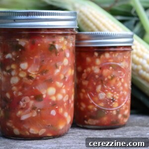 Homemade Corn Salsa for Canning 7 Corn Salsa