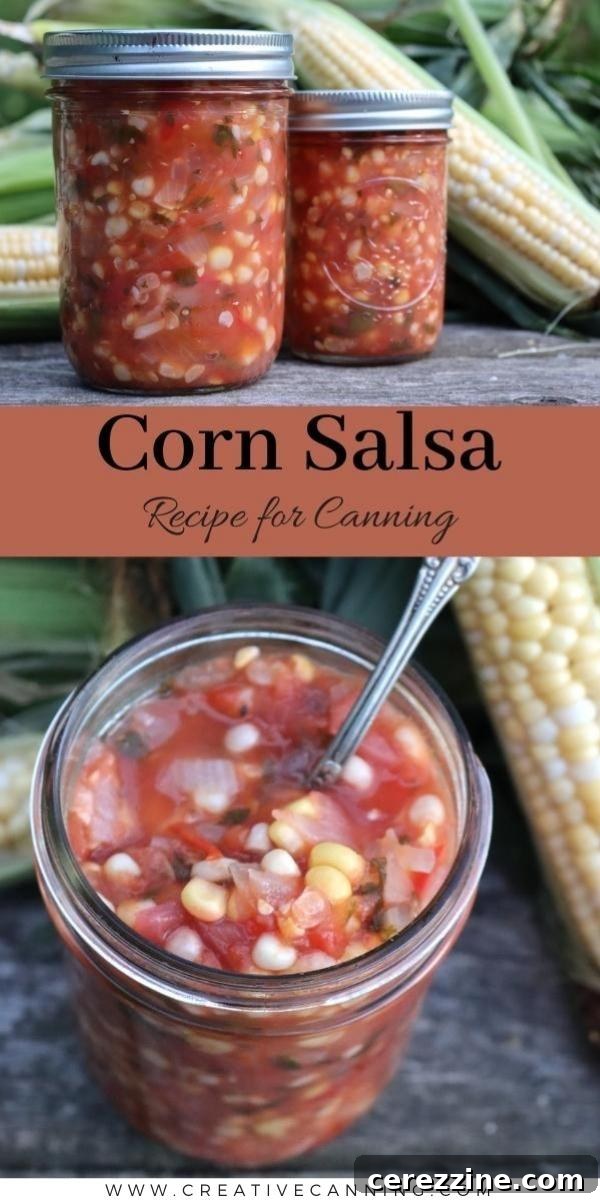 Homemade Corn Salsa for Canning 8 Corn Salsa Recipe for Canning
