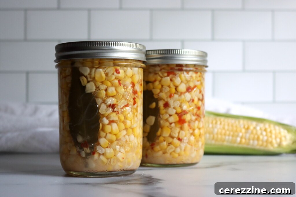 A Dozen Delightful Corn Canning Recipes 9 Pickled Corn