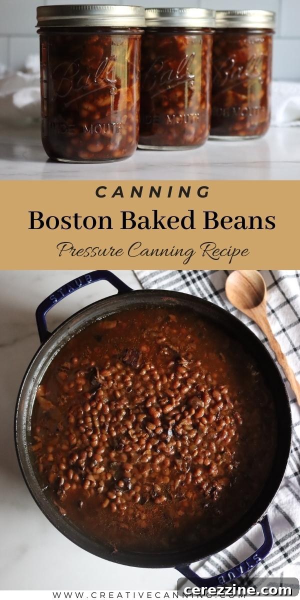 Canning Boston Baked Beans