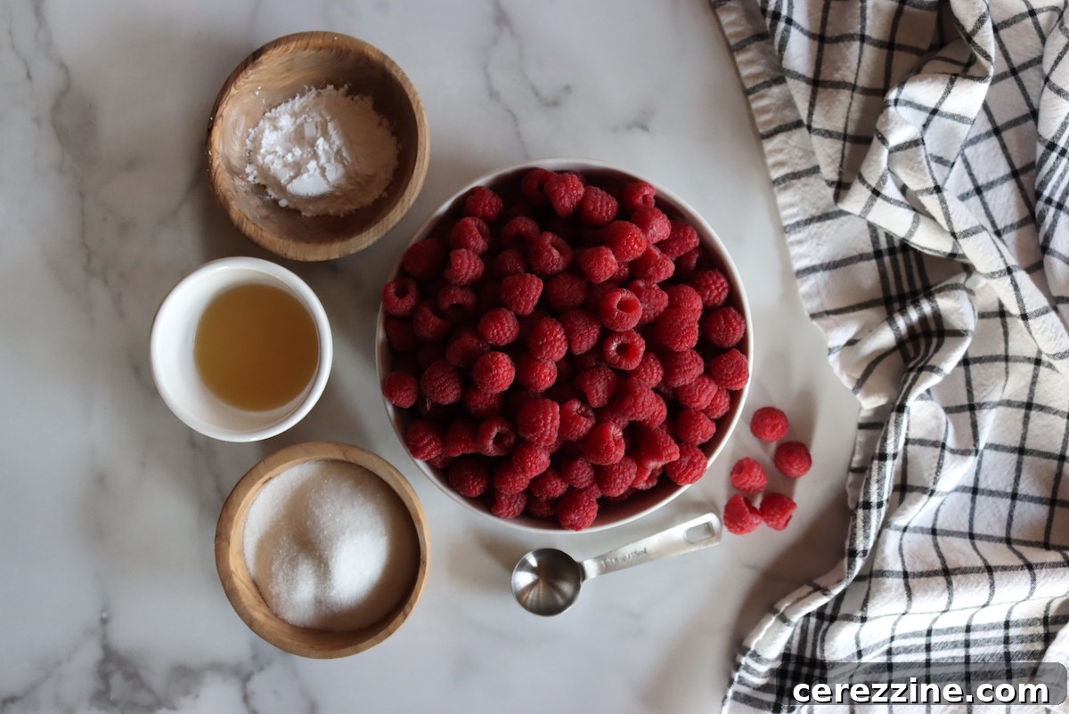 Homemade Raspberry Pie Filling: Preserve the Flavor 3 Ingredients for Raspberry Pie Filling