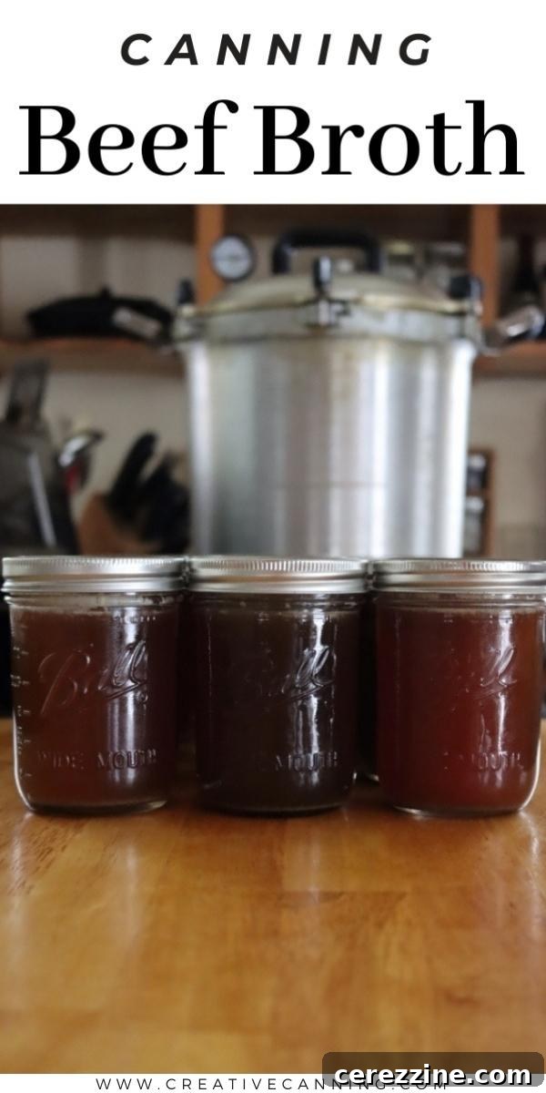 Canning Beef Broth
