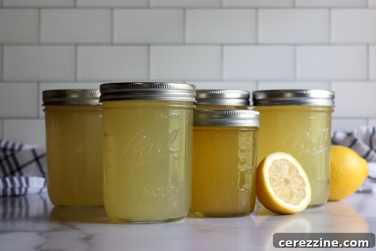 canning lemonade concentrate