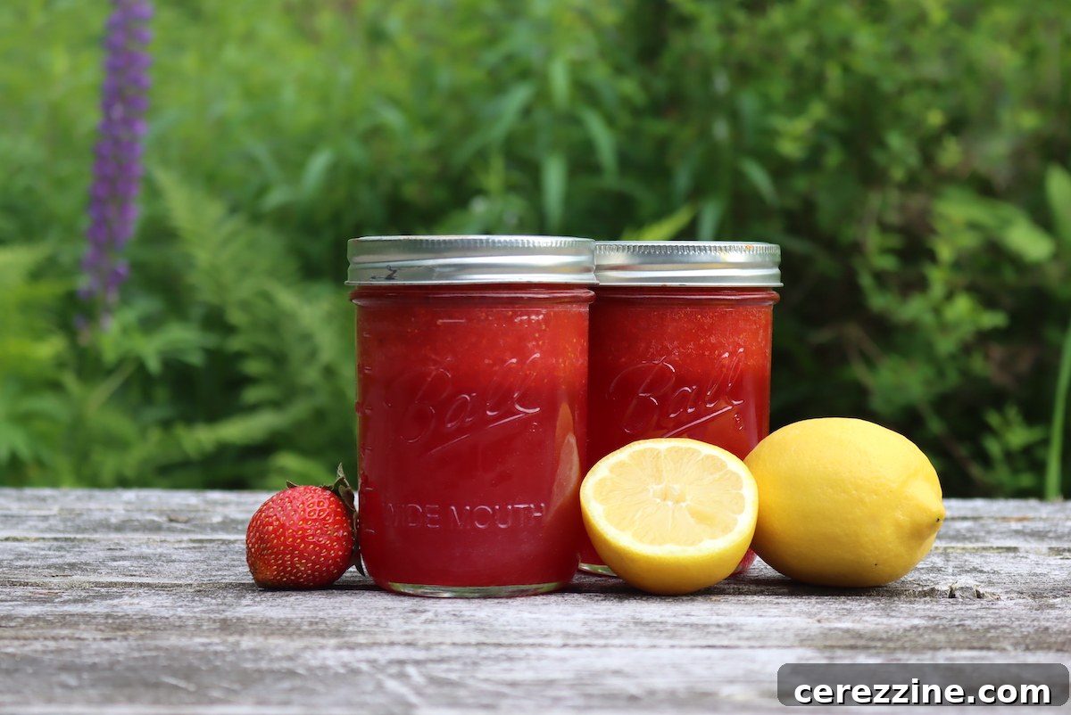 Canning Strawberry Lemonade Concentrate