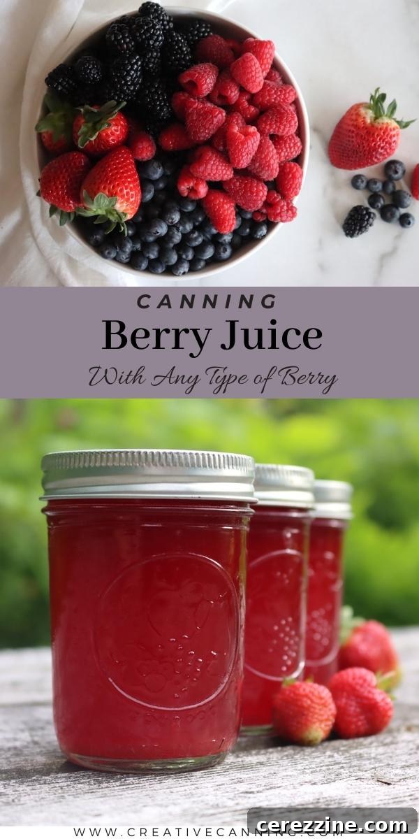 Canning Berry Juice