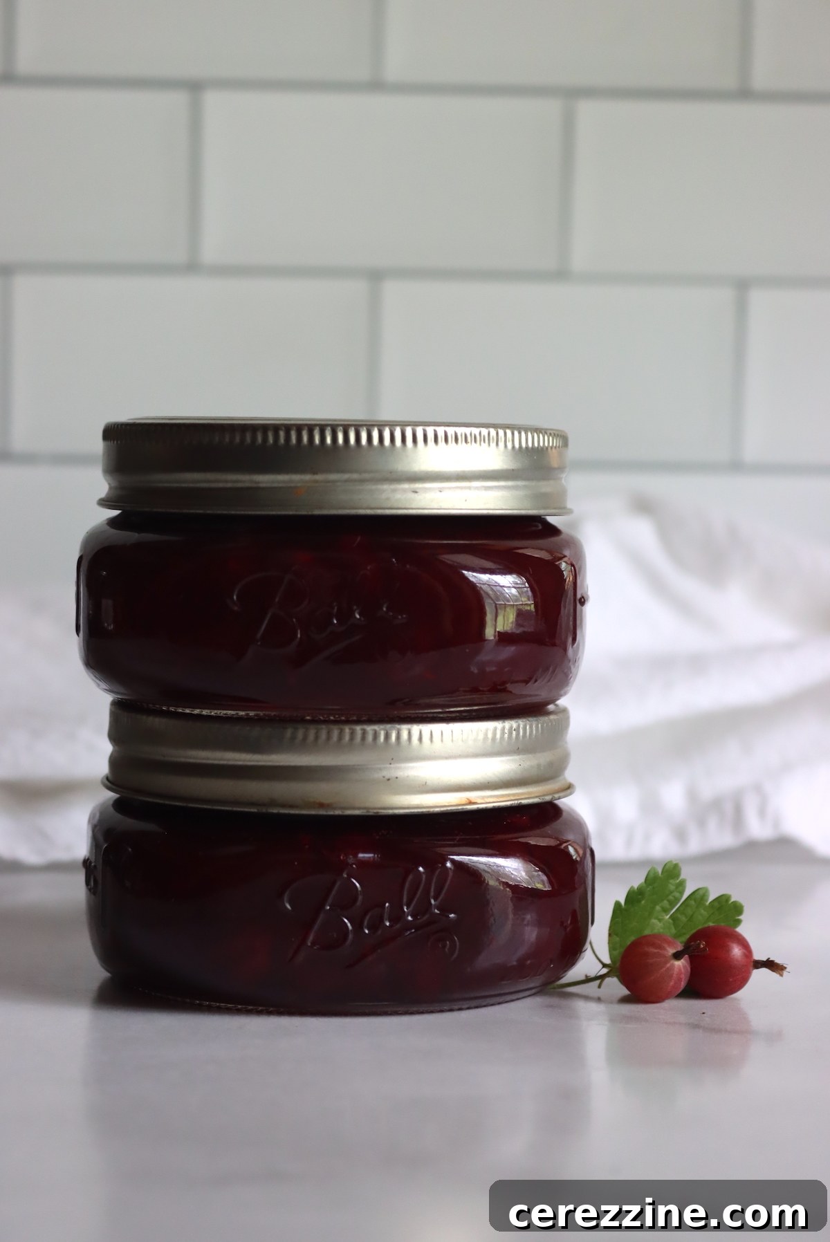 Canning Homemade Gooseberry Jam