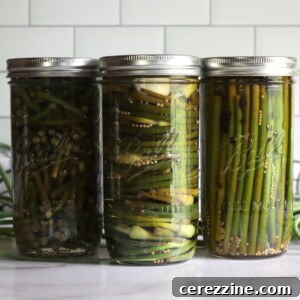 Pickled Garlic Scapes