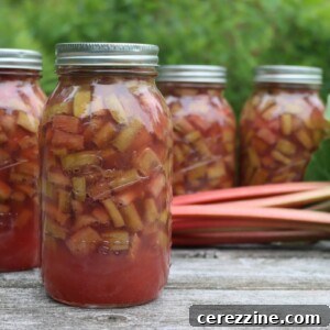 Canning Rhubarb Pie Filling