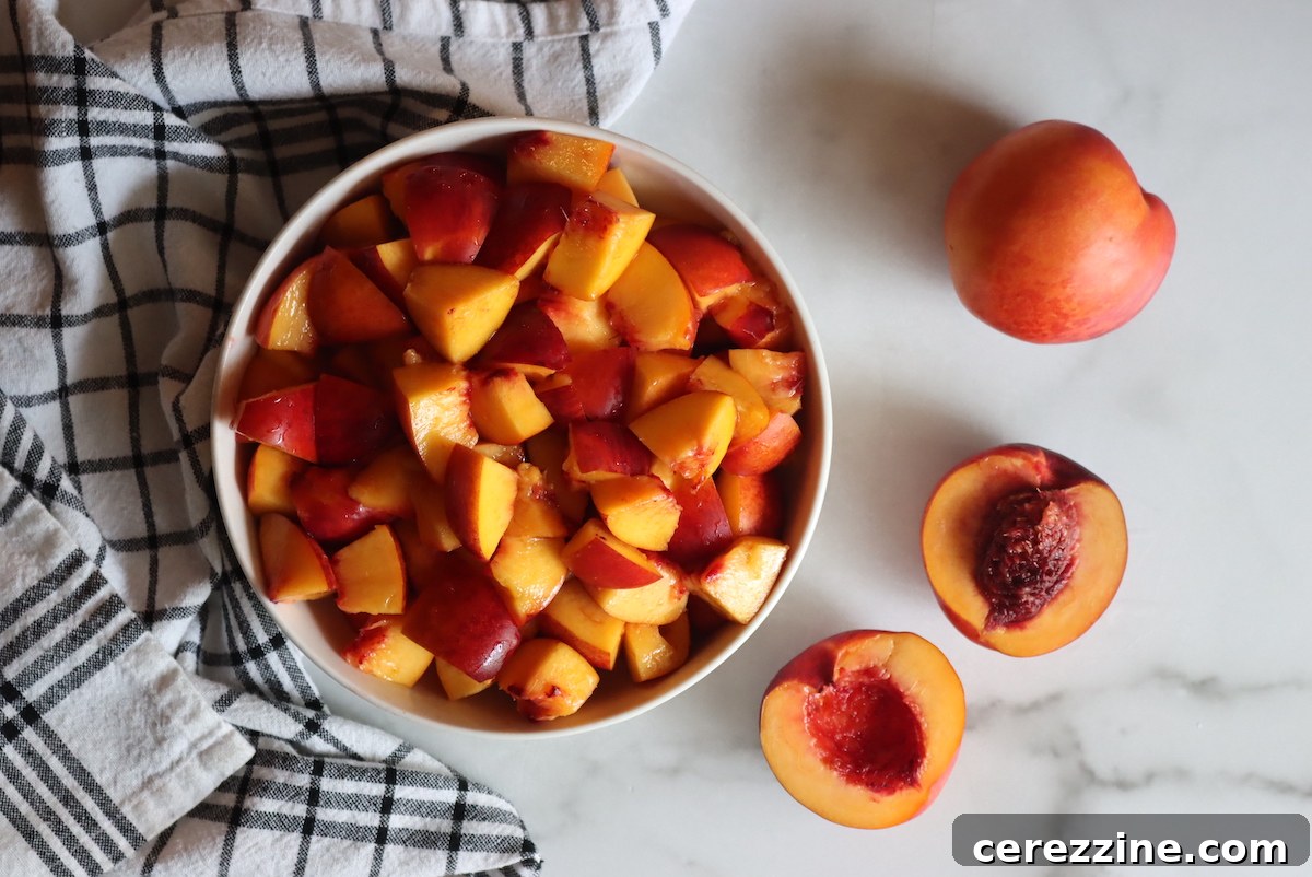 Nectarines for Jam
