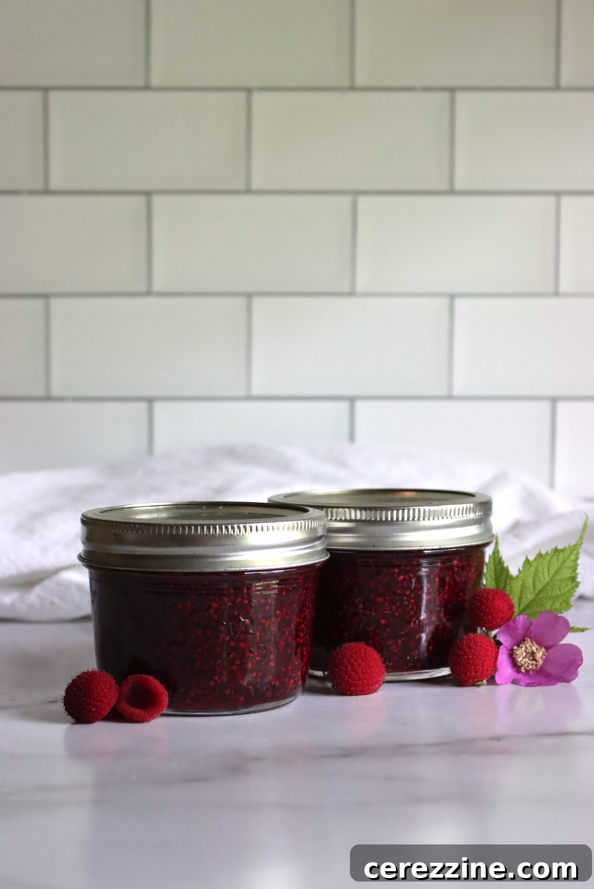 Jars of Thimbleberry Jam