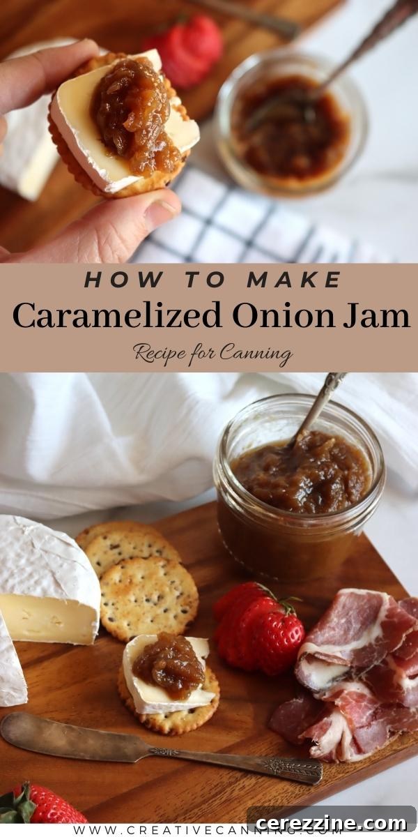 Promotional image for making Caramelized Onion Jam