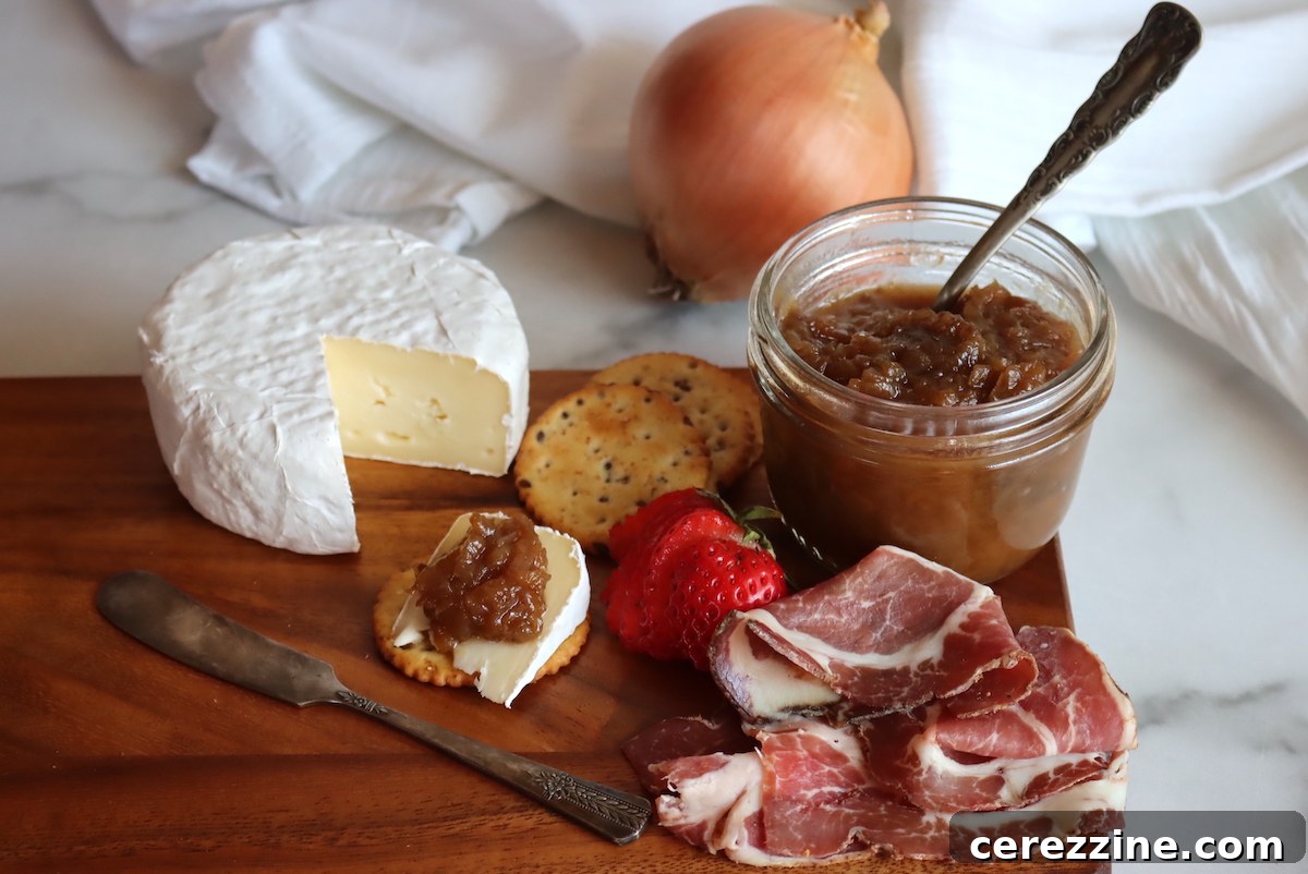 Three jars of delicious Caramelized Onion Jam