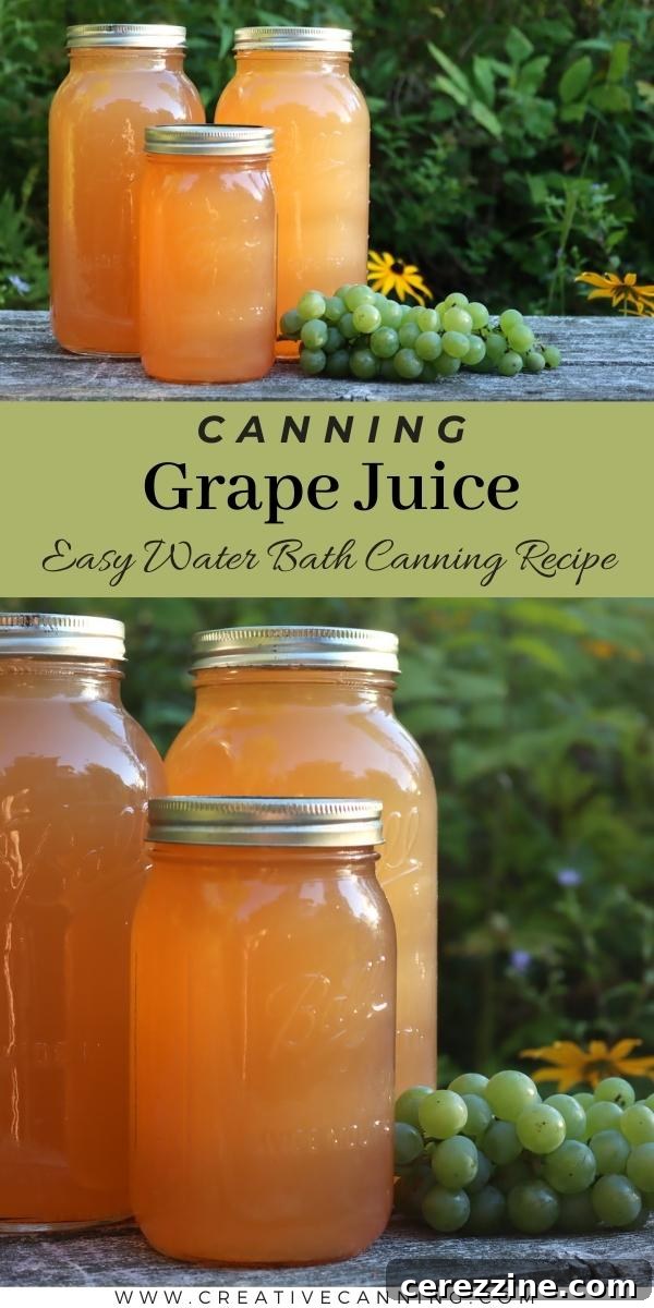 How to can Grape Juice