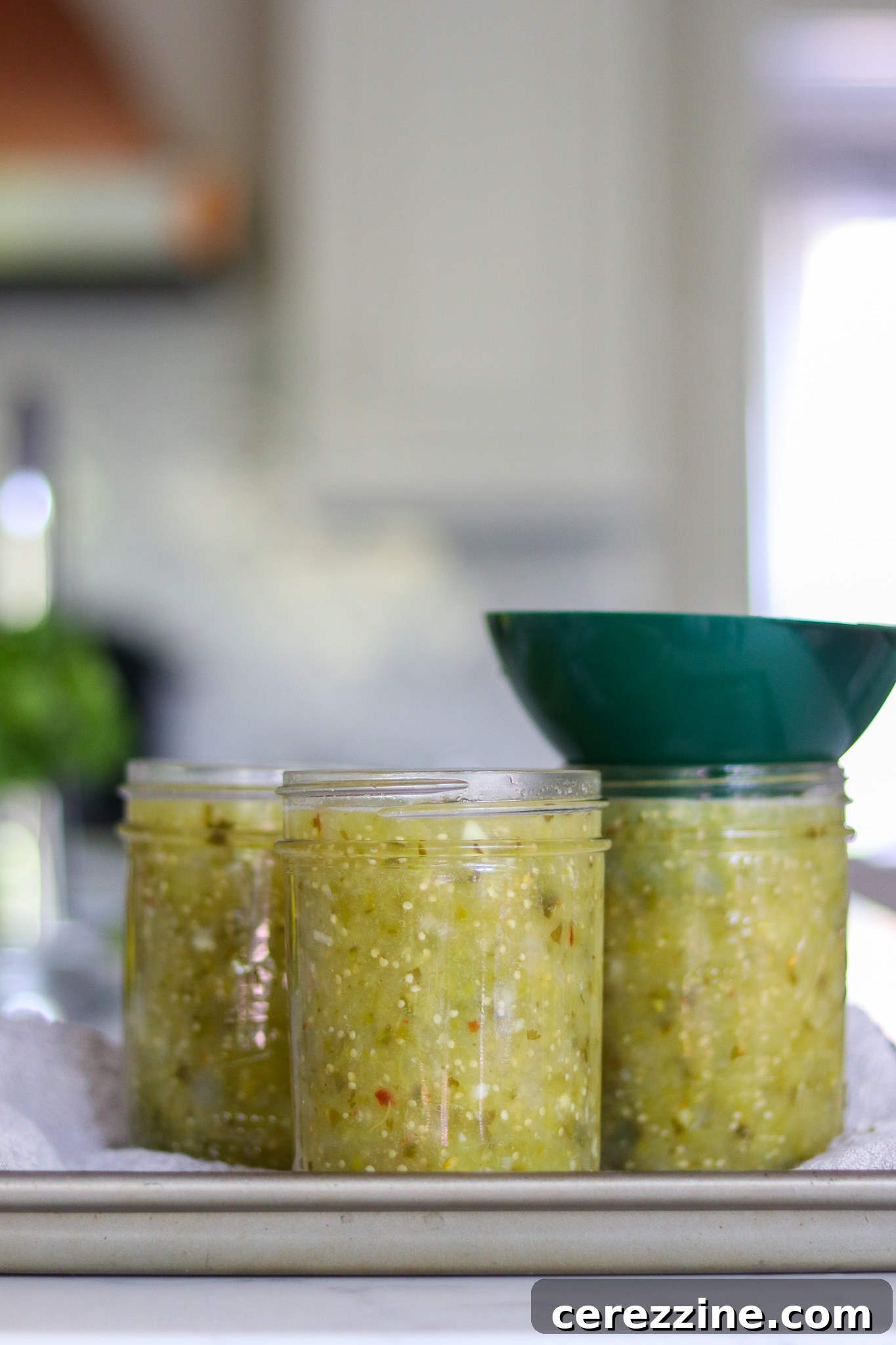 Preparing Ingredients for Tomatillo Salsa