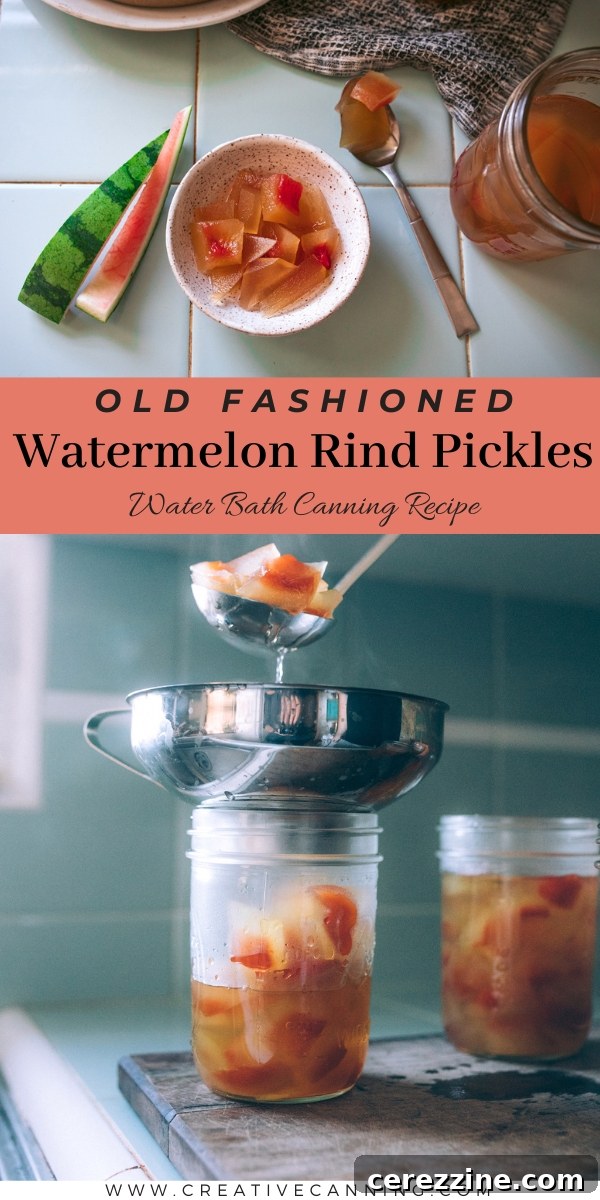 Watermelon Rind Pickles