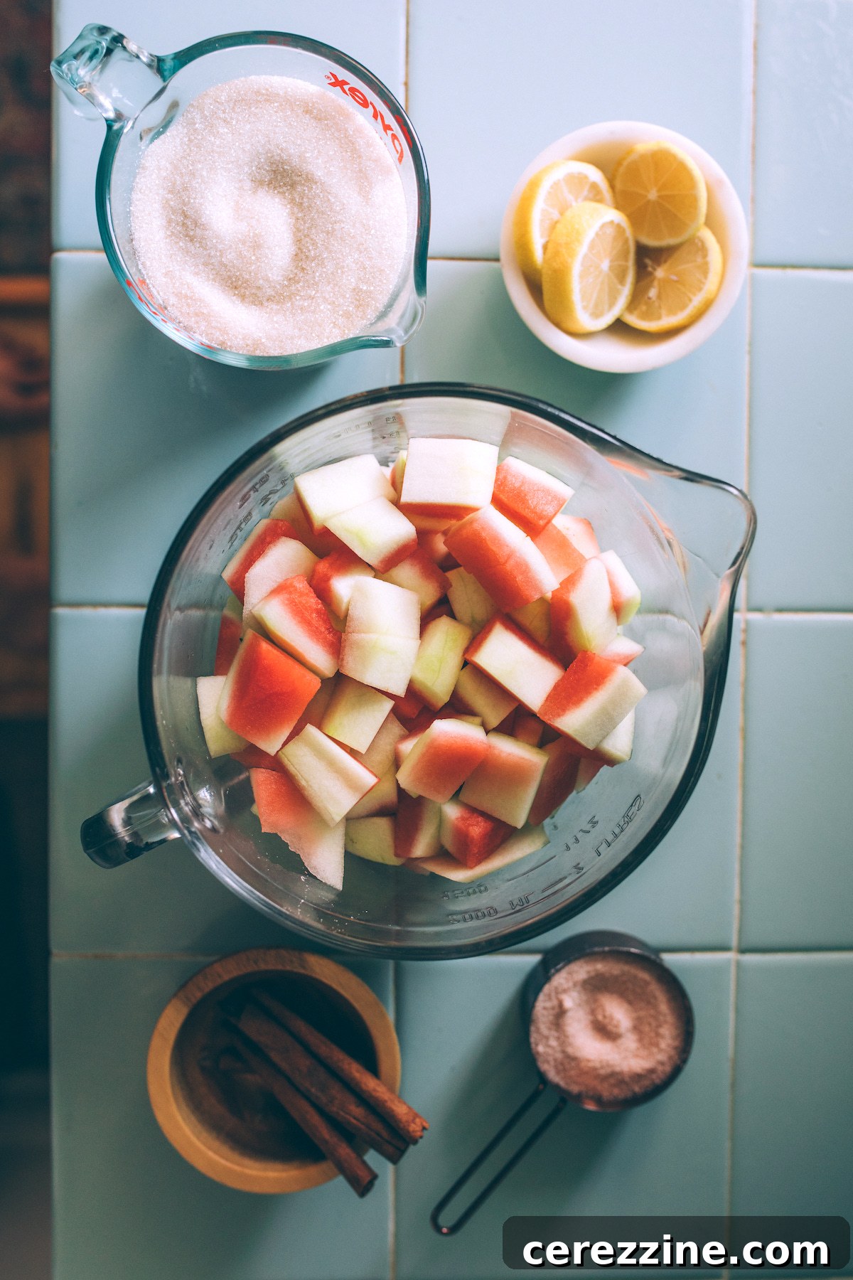 Ingredients for Watermelon Rind Pickles