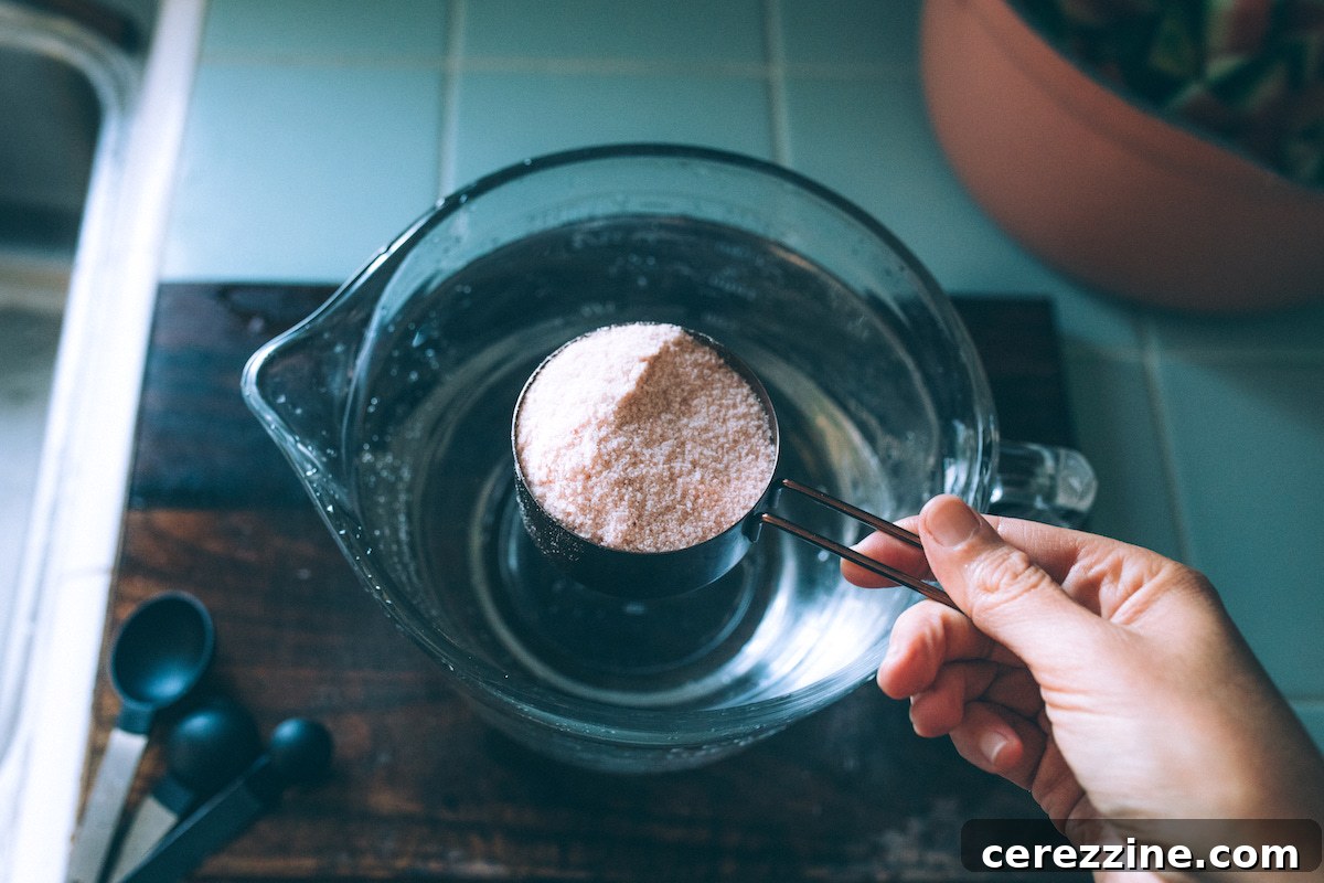 Salt for Watermelon Rind Pickles