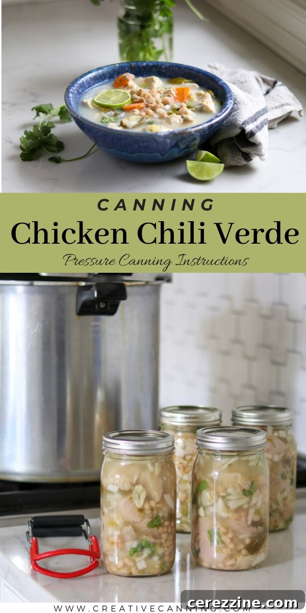 Canning Chicken Chili Verde