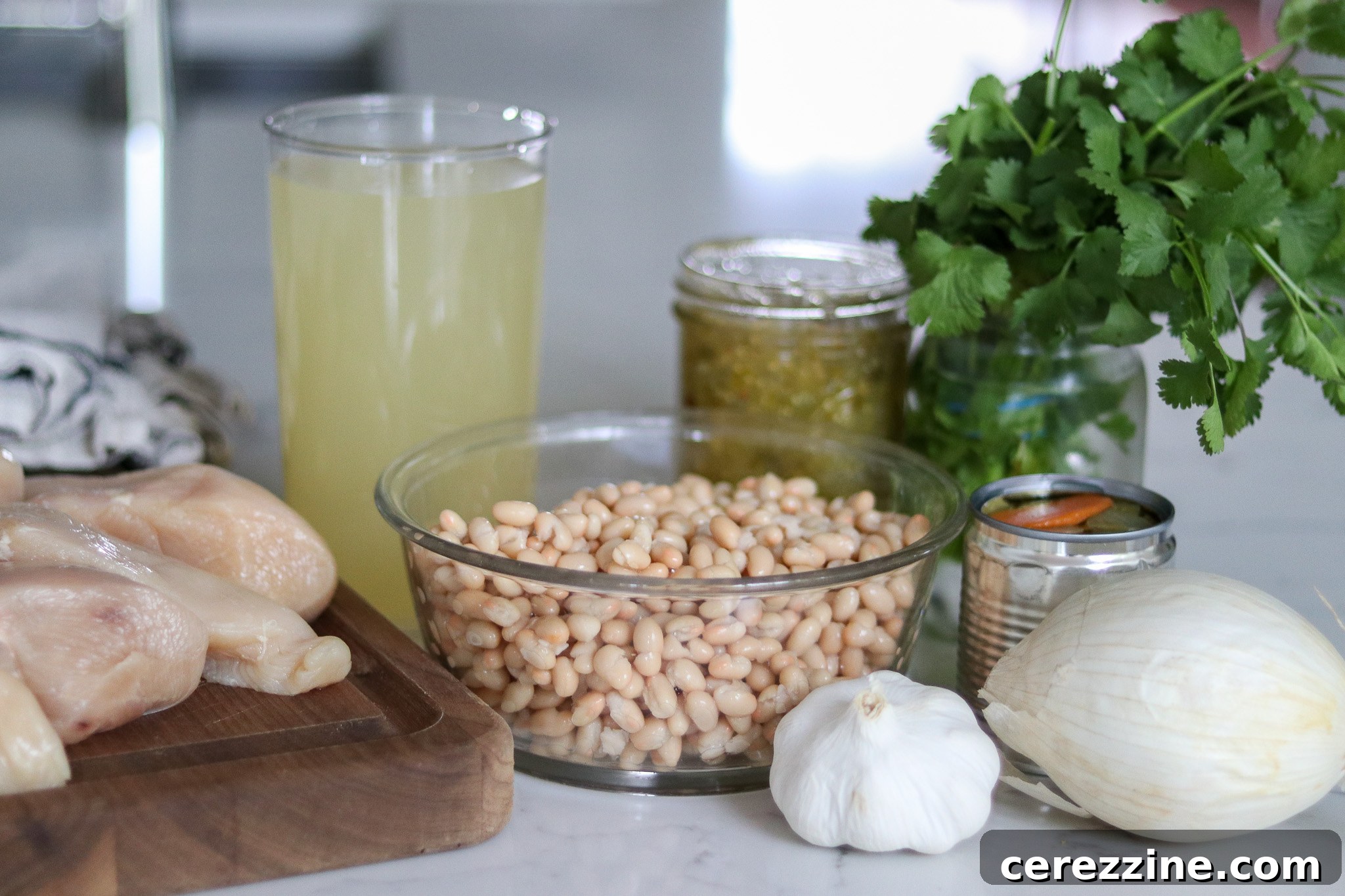Ingredients for Chicken Chili Verde
