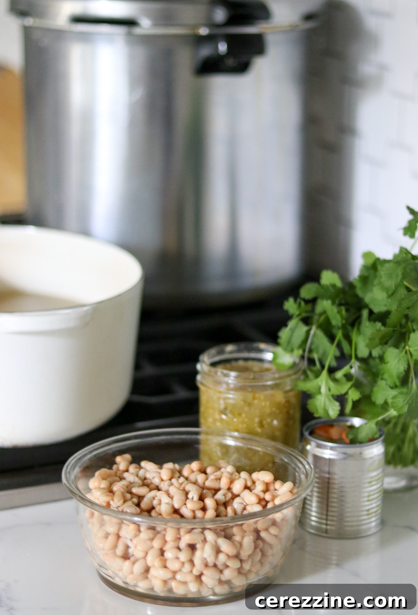 Beans for Chicken Chili Verde
