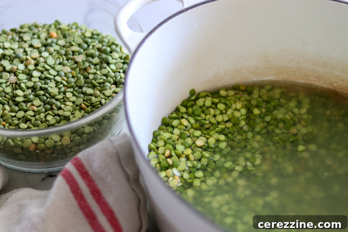 Hearty Homemade Split Pea Soup for Your Pantry 5 Split Peas