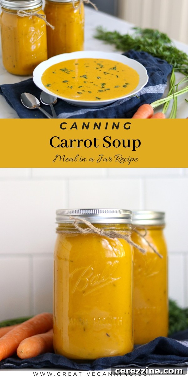 Can Your Own Delicious Carrot Soup 14 Pressure Canning Carrot Soup