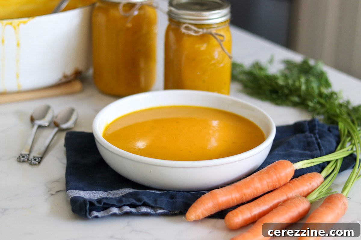 Can Your Own Delicious Carrot Soup 3 Serving Canned Carrot Soup