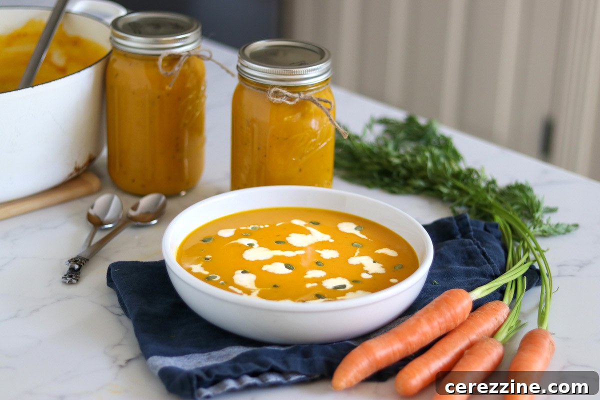Can Your Own Delicious Carrot Soup 4 Serving Home Canned Carrot Soup