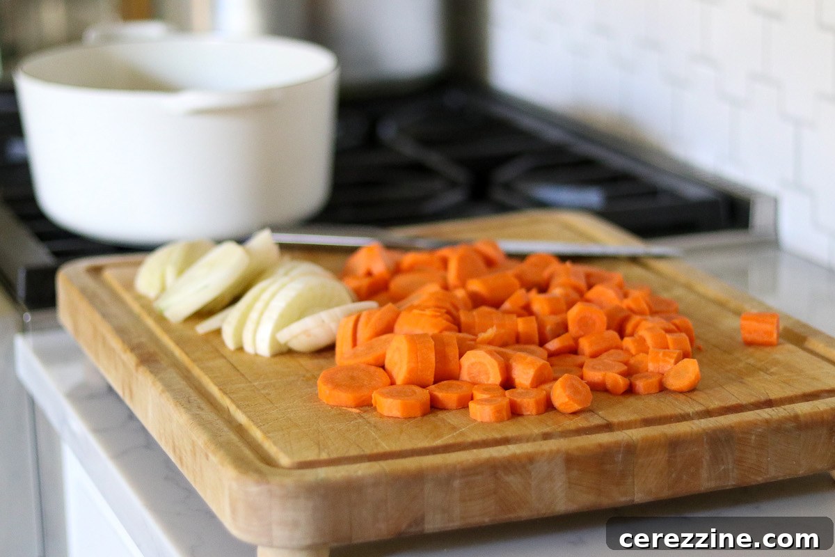 Can Your Own Delicious Carrot Soup 7 Chopping Carrots for Soup