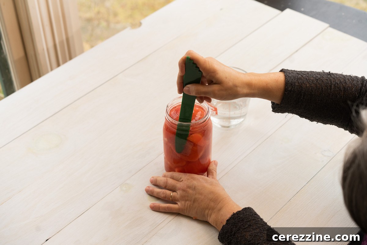 Start Your Pressure Canning Journey 9 Debubbling Canning Jars