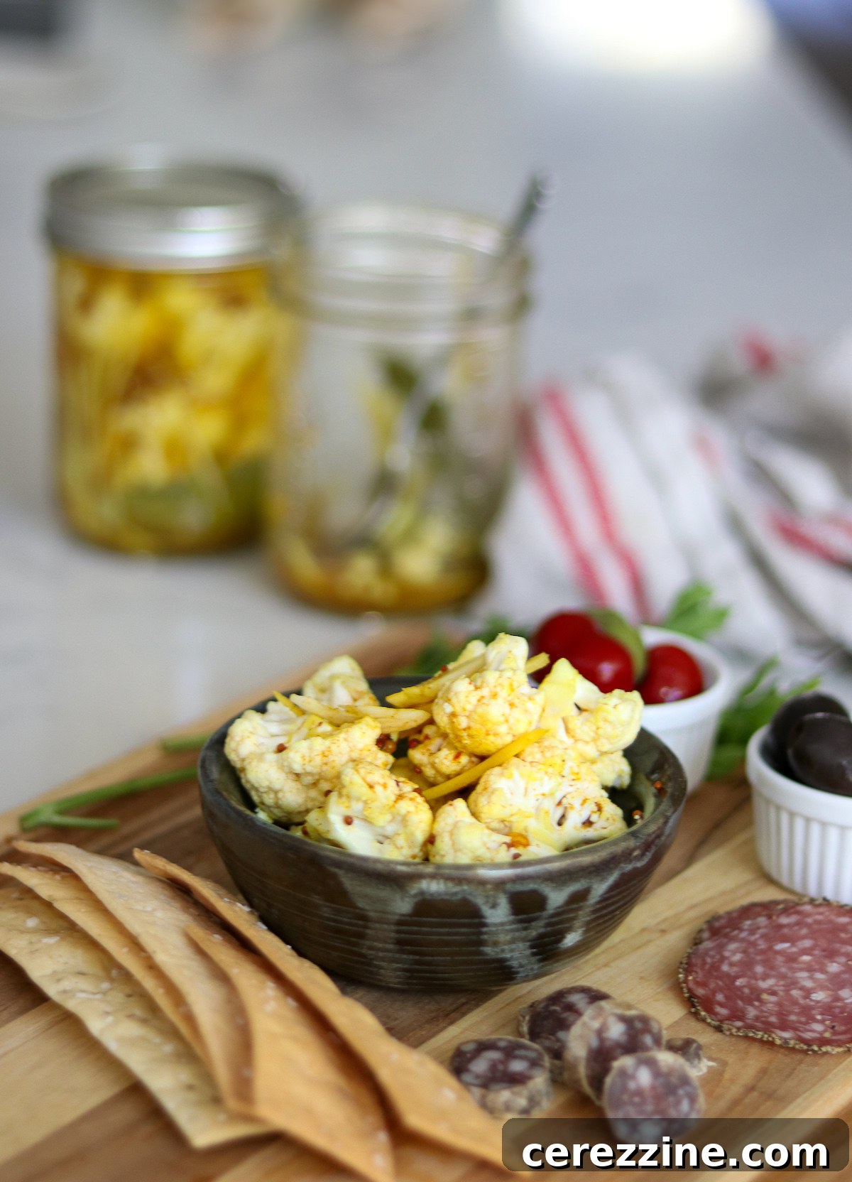 Pickled Curry Cauliflower